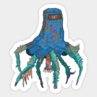 burka monster Sticker